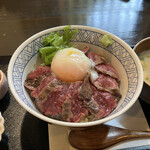 阿蘇庭 山見茶屋 - あか牛丼