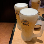 Yakiniku Kingu - キンキンに凍ったジョッキでビール