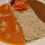 2foods - 2foods合い盛りカレーのアップ