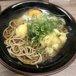 Miyako soba - 「いか天そば」+「生卵」