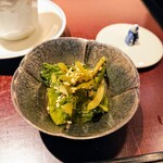 銀座すがの - 滋味(芽山葵)