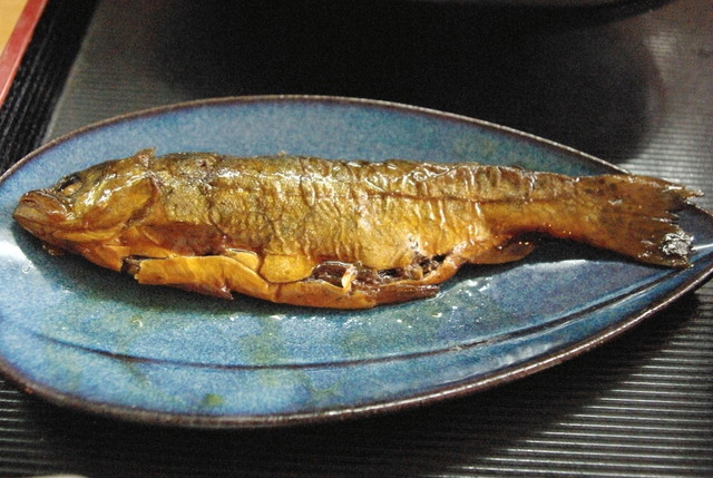 清九郎 - 川鱼の甘露煮. アマゴでした