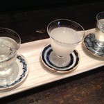 酒蔵BAR えん - 飲み比べセット