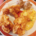 興華菜館 - ミックスランチ　おかずアップ