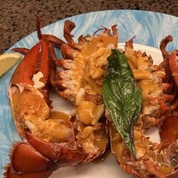 鉄板焼き 加賀 - 活オマール海老