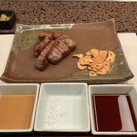 鉄板焼き 加賀 - 特選黒毛和種フィレステーキ(１００ｇ)