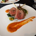 cafe Ondo - 肉料理　仔羊背肉のロティ プロヴァンサル風