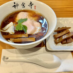 つけそば 神宮寺 - 醤油らぁ麺　メンマ増し