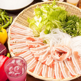 【食べ放題】しゃぶしゃぶ×5種野菜1.5時間