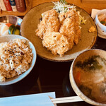 定食 美松 - カキフライ定食 2200円