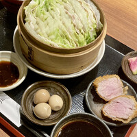 豚しゃぶ せいろ蒸し 豚匠 なんば邸 - 