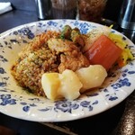 本石亭 - 盛り盛り野菜がGOOD！