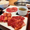 Onikuyasan No Hitoriyakiniku - 【上ハラミ＆ダイリキカルビ＆牛タン定食】お一人様でも気兼ねなく焼肉が食べられてイイ感じ～♪