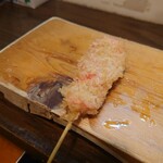 大阪串かつ てん家わん屋 - 紅しょうがの串カツ好きなのです