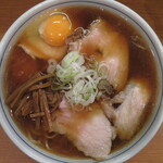 Chuukasoba Kyouraku - 焼豚生卵麺 普通/アップ