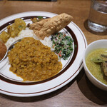 ライス＆カリー（魚）＋カトゥレット