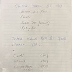 FOOD BOX - メニュー