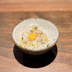 薪鳥新神戸 - 土鍋鶏そぼろご飯 卵