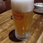 なんくる食堂 - やっぱり最初はオリオンビール！