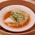 筑紫樓 - イカの葱　生姜セイロ蒸し