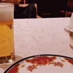 筑紫樓 銀座店 - サッポロ生1100円（税込）