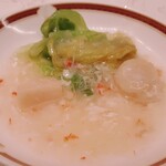 筑紫樓 銀座店 - ホタテ貝と野菜の蟹ソースがけ