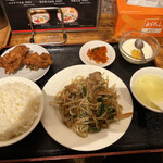 中華料理 美味館 - レバニラ定食！1078円(税込)