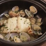 サケシーン ますふく - スズキはしっとり、アサリはふっくら