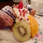 リッケッツァ・トレ - バニラとチョコのシフォン(730円)