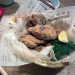 京町食堂 - 骨付き鶏のから揚げ（880円）