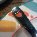 京町食堂 - スプーンがモモレンジャー(笑)