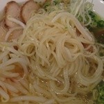 三方らーめん　おお田 - ネギ塩ラーメンのアップ