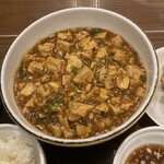中国料理 布袋 - セットのマーボー麺