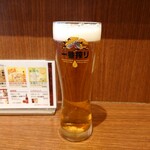 担担麺房 來杏 - 生ビール(550円)