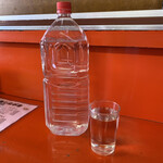 みかさ食堂 - おひやはペットボトルで出てくるスタイルも変わらず！