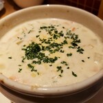 7FUKU - おー、プロが作るクラムチャウダーは半端ない。