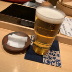 Shimbashi Sushi Seishin - 生ビール