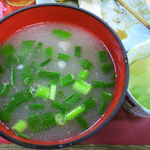 豚足のかどや - 無料のスープ