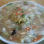 盧山 - 海老塩あんかけ焼きそば　2013/6/1ver