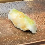 すし匠 - カワハギ肝のせ