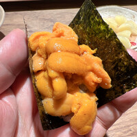 波濤 - 浜中の蓄養馬糞ウニ。てんこ盛りです