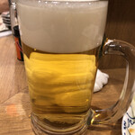Kinshichou Motsuyaki Nonki - 生ビール