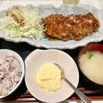 黒酢チキン南蛮定食 たかもとや 上通り店 - 