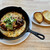 ターブル ラ クロッシュ - 料理写真:米ナスとチリコンカンのチーズオーブングリルとパン