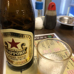 せんべろ居酒屋 酔いどれ - 赤星中びん550円（税込）