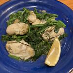 蕎麦食彩 さいとう - 牡蠣ほうれん草バター