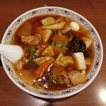 桜木屋 - 広東麺：８７０円+大盛：１００円（各税込）【２０２３年１月撮影】