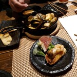 海鮮 イタリアンバル ルチアーノ - こんなアヒージョめちゃめちゃ美味しいです〰️‼️