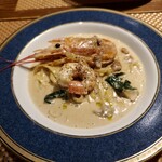 海鮮 イタリアンバル ルチアーノ - 海老デカイです！