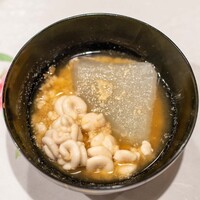 うを徳 - 2023.1 斜里産雲子と淀大根の合わせ味噌椀